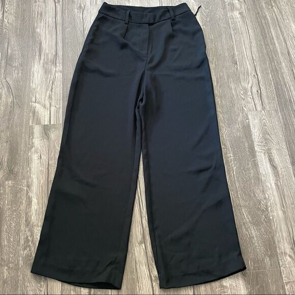 Prologue Black High Rise Wide Leg Trousers - Picture 2 of 11